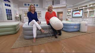 AeroBed 18quot Elevated Air Mattress w Antimicrobial Sleep Surface on QVC [upl. by Haliak]