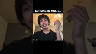 How I feel about cursing in songs college funny gaming music trendingshorts vlog songwriter [upl. by Gery265]