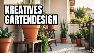 🌿 GARTENDESIGN für BALKONE 🏡  Geniale IDEEN für KLEINE RÄUME [upl. by Teodoor571]