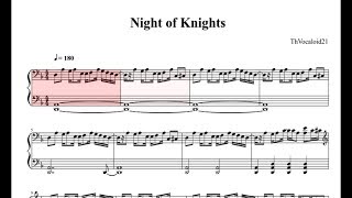 Night of Knights  Violin Cover  Sakuyas Theme Flowering Night [upl. by Nyleek]