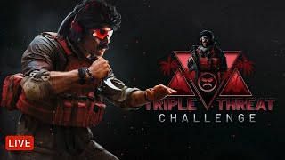 🔴LIVE  TRIPLE THREAT CHALLENGE  EP3 [upl. by Artimid]