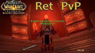 Ret Paladin PvP  LvL50  NoHud SoD [upl. by Gora]