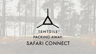 How to packing down the Tentsile Safari Connect 2Person Tree Tent [upl. by Timotheus]