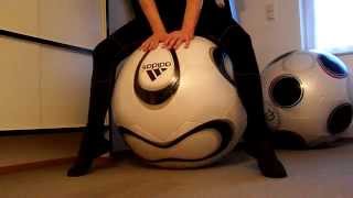 Sitting on deflating Adidas Jumbo Ball [upl. by Preiser]