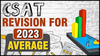 CSAT REVISION through MCQs For UPSC 2023  Average  UPSC 2023  OnlyIAS [upl. by Esirrehc]