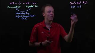 Algebra Factorising By Finding The Highest Common Factor [upl. by Pascha]