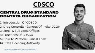 CDSCO Central Drug Standard Control Organization Drug Controller General Of India DCGI  cdsco [upl. by Vanna576]