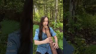 Playing this beautiful flute in the forest 🌸 [upl. by Aninaj]