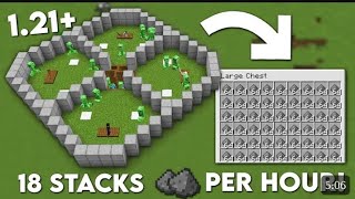 Minecraft Easiest creeper farm 121 tutorial javabedrock [upl. by Nahtanhoj]