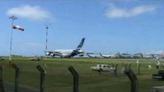 Airbus A380 in Mauritius [upl. by Nosittam510]