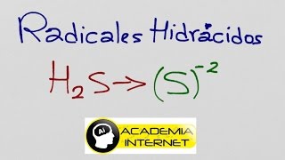 Radicales Hidrácidos [upl. by Berkeley]