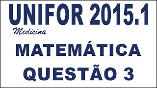 Cones Semelhantes UNIFOR  MEDICINA 2015 1 Questão 3 [upl. by Oiratnom]