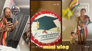 Mini vlog I graduated from college🎉👩🏼‍🎓 Giving advice 🤍 [upl. by Anwahsed]