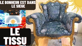 Comment poser son tissu sur fauteuil [upl. by Neillij415]