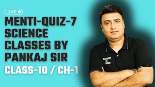 SCIENCE MENTI QUIZ  QUIZ7 at 9 pm on 1532024 [upl. by Ettedualc]