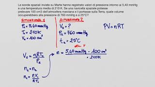 Esercizi con la legge dei gas ideali [upl. by Nadnerb]