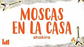 Shakira Moscas en la Casa Lyrics Video [upl. by Owens]