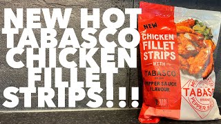 Iceland Tabasco Pepper Sauce Flavour Chicken Fillet Strips Review [upl. by Micco602]