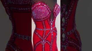 Vilhemina Lavrov UK Open Red Ballroom Dress BDD547PP [upl. by Magulac]