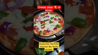 💁cheese pizza Home 🍕go viral food recipes subscribe channel Me Smita recipes [upl. by Mungam]