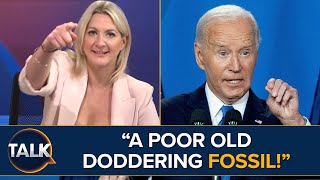 quotA Poor Old Doddering FOSSILquot  President Biden BLASTED Over Disaster Press Conference [upl. by Teresita]