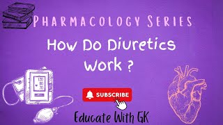 How Diuretics Work in Hypertension  Pharmacology [upl. by Areehs]