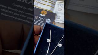 MOISSANITE with Certificate pass Diamond tester [upl. by Yeltsew]