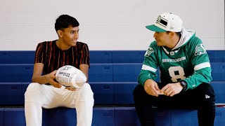 Saskatchewan Roughrider Foundation Helps DualSchool Standout Excel [upl. by Shauna]