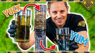 DIY Make Swamp Water Drinkable King Of Random Dives Into How To Make A Homemade DIY Water Filter [upl. by Dickman]