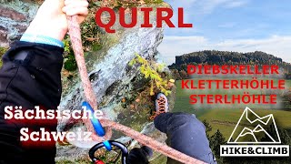 Nicht anfängertauglich  Die Kletterhöhle am Quirl ‐ Sächsische Schweiz [upl. by Anirb]