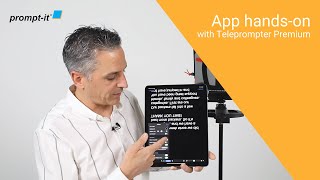 Handson with Teleprompter Premium app [upl. by Johna]