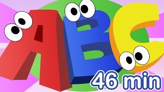 ABC SONG  More Nursery Rhymes The Alphabet Song Compilation [upl. by Nahgeem]