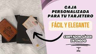 Crea una Caja Personalizada para tu tarjetero fácil y elegante [upl. by Fairbanks]