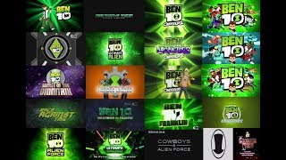 Ben 10  All intro 20052019 [upl. by Cuttie]