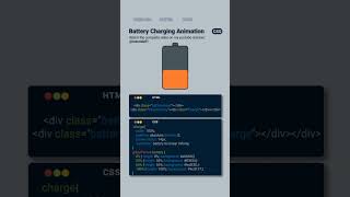 Phone Charge Animation using HTML and CSS shorts [upl. by Rahs177]