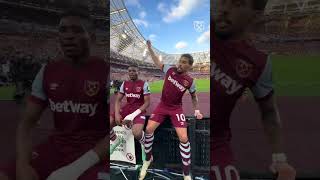 Mustwatch video of Mo amp Lucas’ celebration 📹 shorts Kudus Paqueta WestHam [upl. by Rima305]