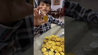 Sourav joshi got Goldan🪙  sourav joshi short  goldan cutebaby funny viral shorts [upl. by Ahsikcin498]