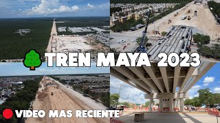 TREN MAYA EN PLAYA DEL CARMEN🌳VAMOS A LA ESTACION Y AVANCES🔴27 SEPTIEMBRE 2023 [upl. by Anyrtak617]