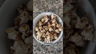 Pipoca doce proteica 🍿🍫✨ receitaproteica receitasfit receitasfaceis [upl. by Aerdnaxela]