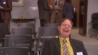 The Office season 8 bloopers  Exhales LoudlySeason 8 Episode 15  Tallahassee [upl. by Adnauqaj25]