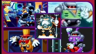 Sonic Mania  All Hard Boiled Heavy Boss Encounters  No Damage [upl. by Pallua]