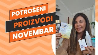 POTROŠENI PROIZVODI U NOVEMBRU 😍 [upl. by Reiser]