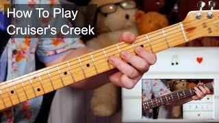 Cruisers Creek The Fall Guitar amp Bass Lesson [upl. by Harmony927]