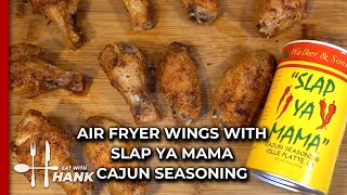 Air Fryer Chicken Wings with Slap Ya Mama Cajun Seasoning [upl. by Aitercal]