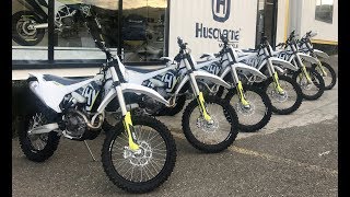 2018 Enduro Models  Husqvarna Motorcycles TE 300i TE 250i FE 450 FE 350 in Tbilisi Georgia [upl. by Elyr]