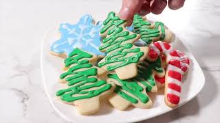 Christmas Cut Out Cookies Rollout Sugar Cookies [upl. by Hama]