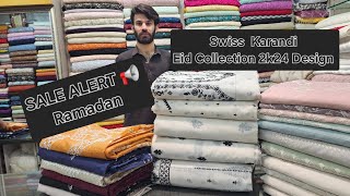 SALE ALERT Ramadan Swiss Karandi Eid Collection 2k24 Design Party Wear Dresses Limited Stock [upl. by Kceb]