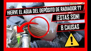 Porque HIERVE el AGUA Del DEPÓSITO del CARRO  👉¡Estas Son Las 7 Causas De ESTO⚠️ [upl. by Carvey]