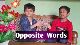 Opposites Words  Kids Vocabulary Words in English [upl. by Ahsait]