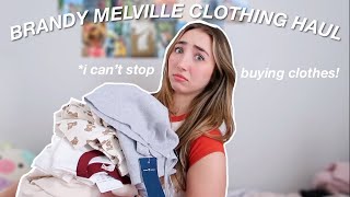 BRANDY MELVILLE TRYON CLOTHING HAUL SPRING 2024 [upl. by Virgel]